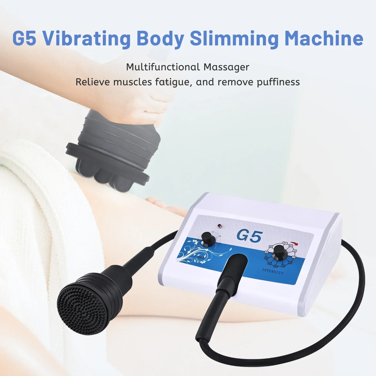 G5 Vibrating Body Slimming Machine High Frequency Cellulite Fat Reduce Body Shaping Weight Loss Slim Waist Body Massage Machine