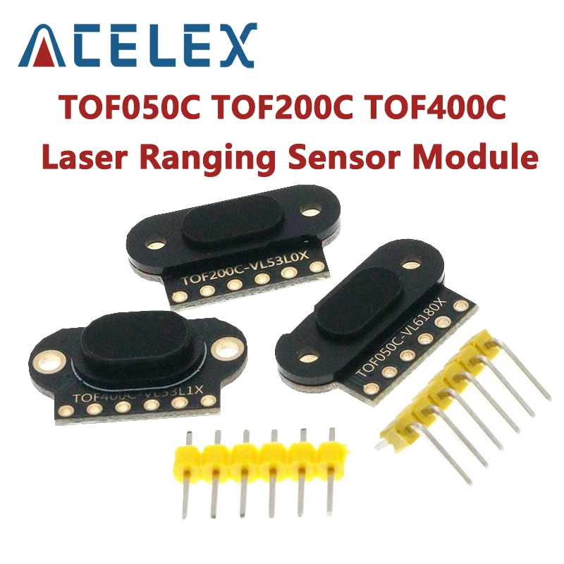 VL6180/VL53L0X/VL53L1X Time of Flight (ToF) Laser Ranging Sensor Module TOF050C TOF200C TOF400C 50CM/2M/4M IIC For Arduino STM32