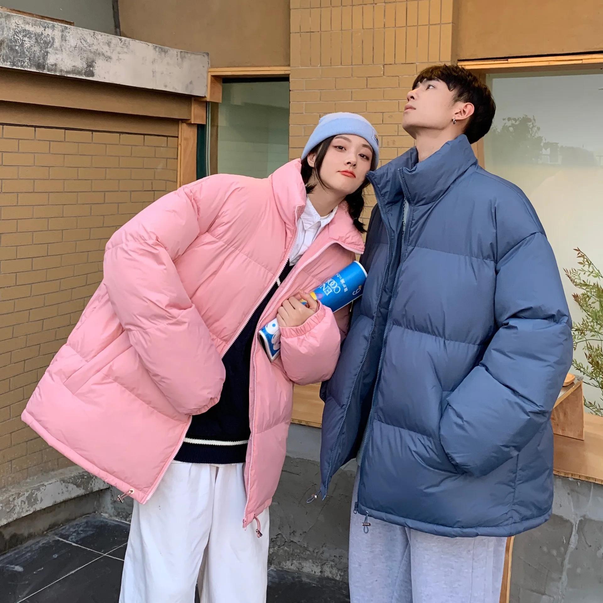 

Мужская красочная пузырьковая куртка в стиле Харадзюку, зимняя куртка, мужская уличная одежда, парка в стиле хип-хоп, корейская одежда, куртки