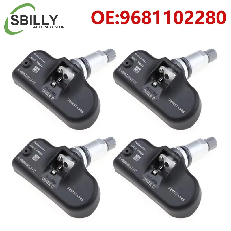 9681102280 Czujnik ciśnienia w oponach TPMS 433MHZ do Peugeot 407 207 307 607 508 807 Do Citroen C4 5 6 7 8 9659452180