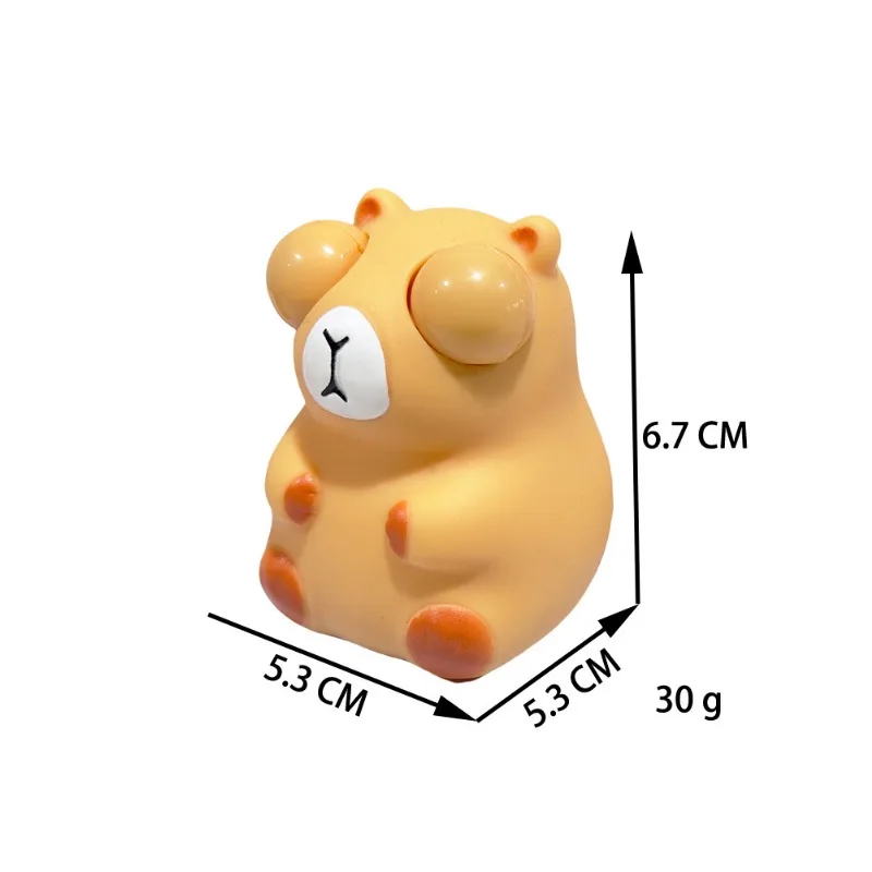 Ovly Squishy игрушка для снятия стресса Pop Eyes Capybara игрушка для снятия тревоги милые кавайные животные игрушки для снятия стресса детский подарок