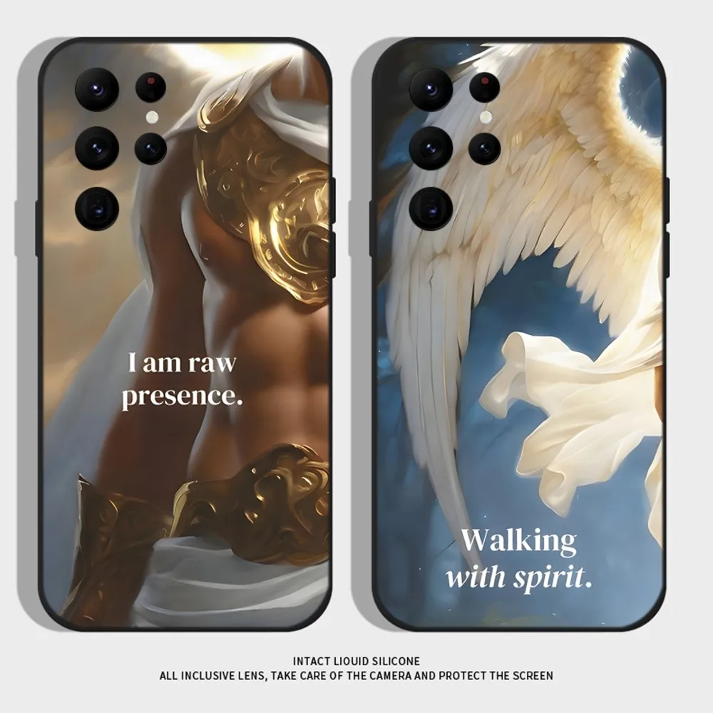 Greek Mythology Goddess Diana Phone Case For Samsung S24,S22 Ultra,S20,S30 plus,S22 plus,S23,S30 ultra 5G Silicone Cover