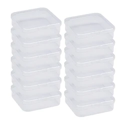 A variety of transparent plastic storage boxes for sundries, accessories and parts, multi-purpose portable boxes