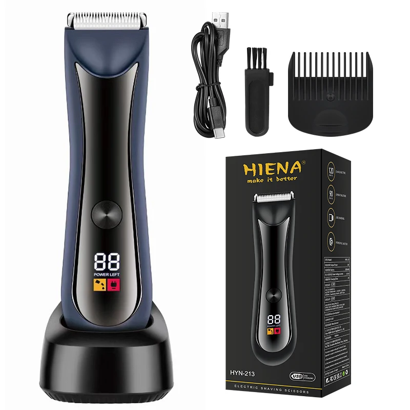 

﻿ HIENA Hair Trimmer Private Area Hair Remover Electric Men's Private Trimmer Bikini Shaver Hair Trimmer Body Scissors HYN-213