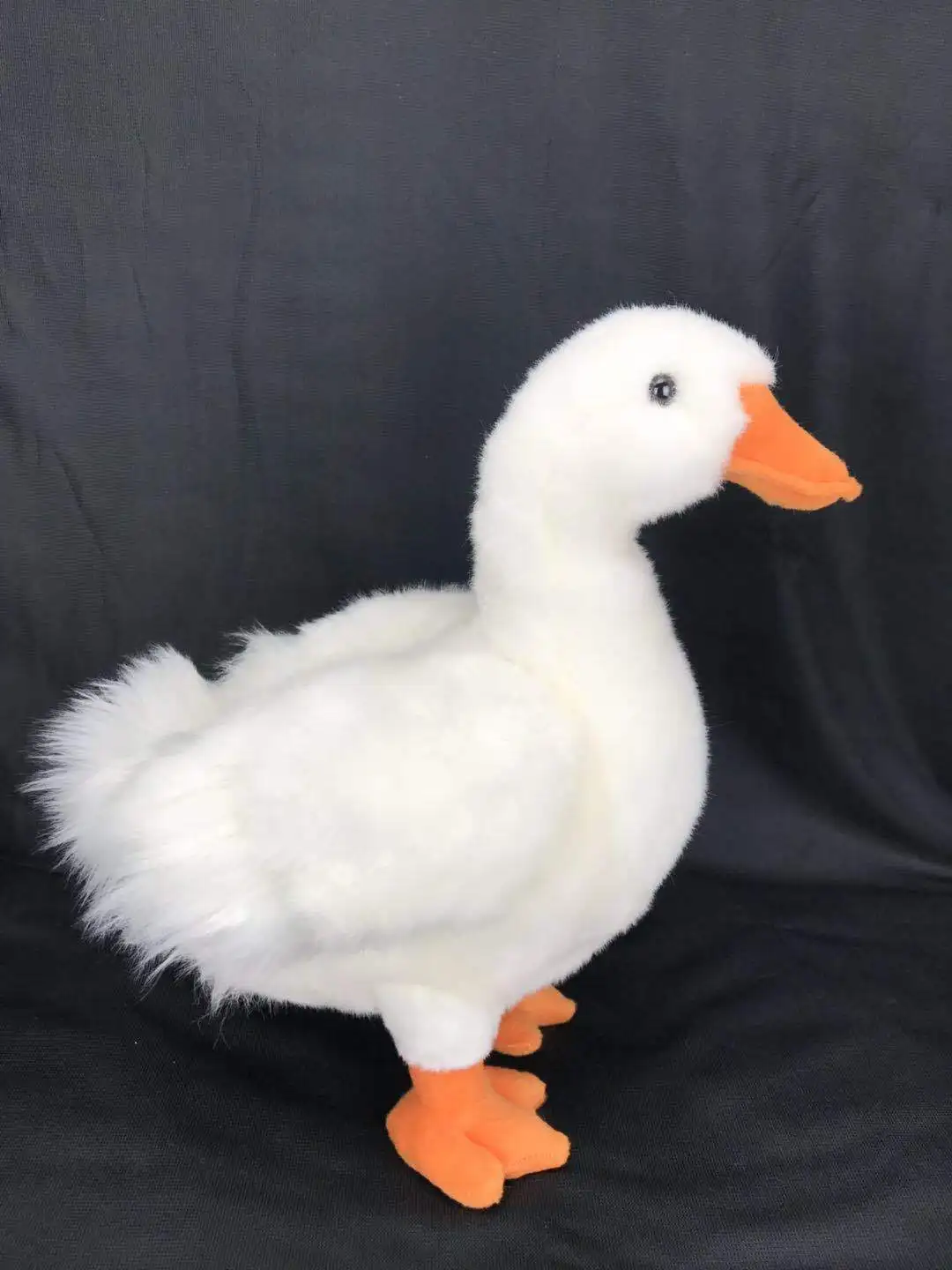 lovely plush duck toy stuffed real life white duck doll gift about 33cm