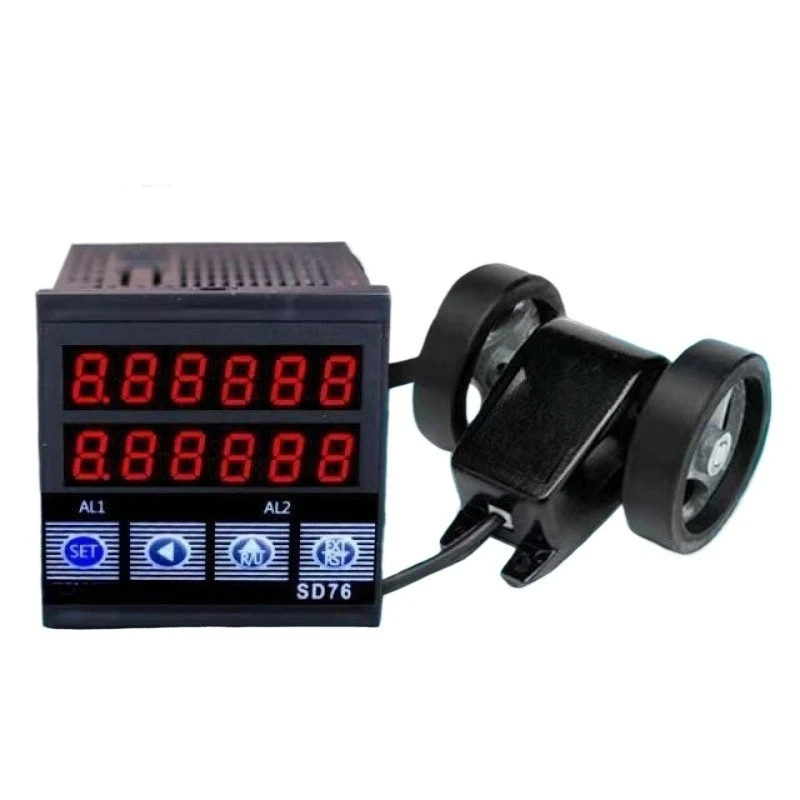 Edge banding machine meter counter roller type high precision electronic digital meter recorder encoder
