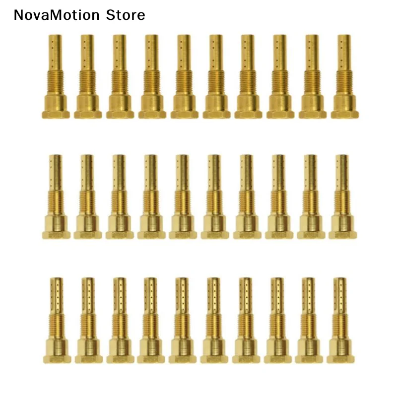 [NM]1PC Carburetor Nozzle Jet Holder Set 8/12/16/18/20/24/30 Holes Main Nozzle PWK Carburetor Needle Jet Holder For PWK 21-34mm