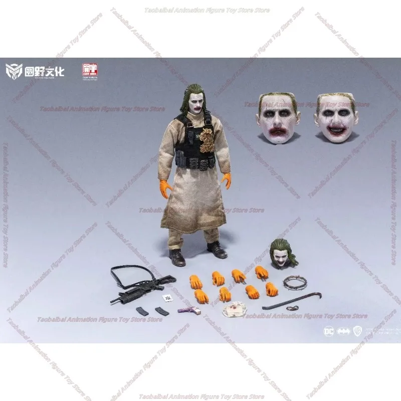 Justice League Joker Collectible Action Figure, Model KAIYU, 6 Inches, Includes Assorted Accessories, 2 Elongated Head Sculpts,