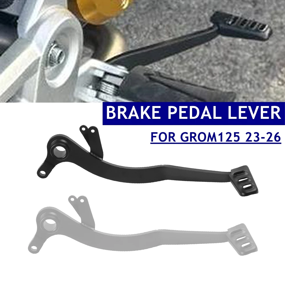 

For Honda GROM125 GROM 125 2023 2024 2025 2026 Motorcycle Footrest Rear Brake Pedal Foot Brakes Lever Pedal Accessories