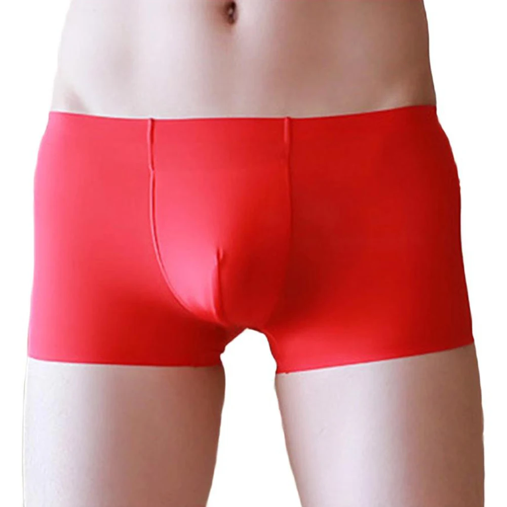 الرجال سراويل بلون الملابس الداخلية مثير ملابس داخلية جيدة التهوية مثلي الجنس سيسي الحقيبة سراويل داخلية رقيقة جدا الملاكمين السراويل جذوع #2