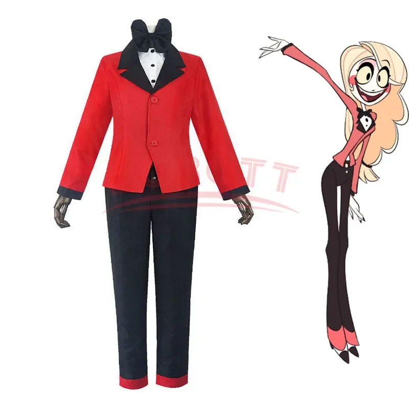 

Hazbin Cosplay Hotel CHARLIE Costume Suit Uniform Outfit Halloween Carnival Costumes