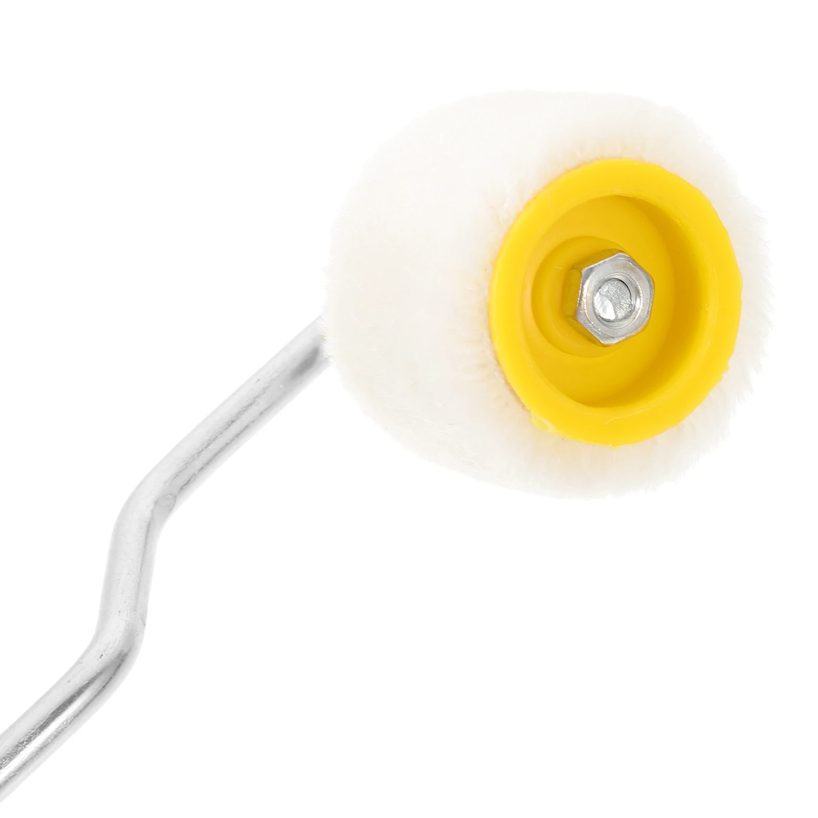 2Pcs Wool Paint Roller Brush Mini 2cm Wide Roller Paint Brush Ergonomic Handle for Small Area Painting Wall Painting Supplies