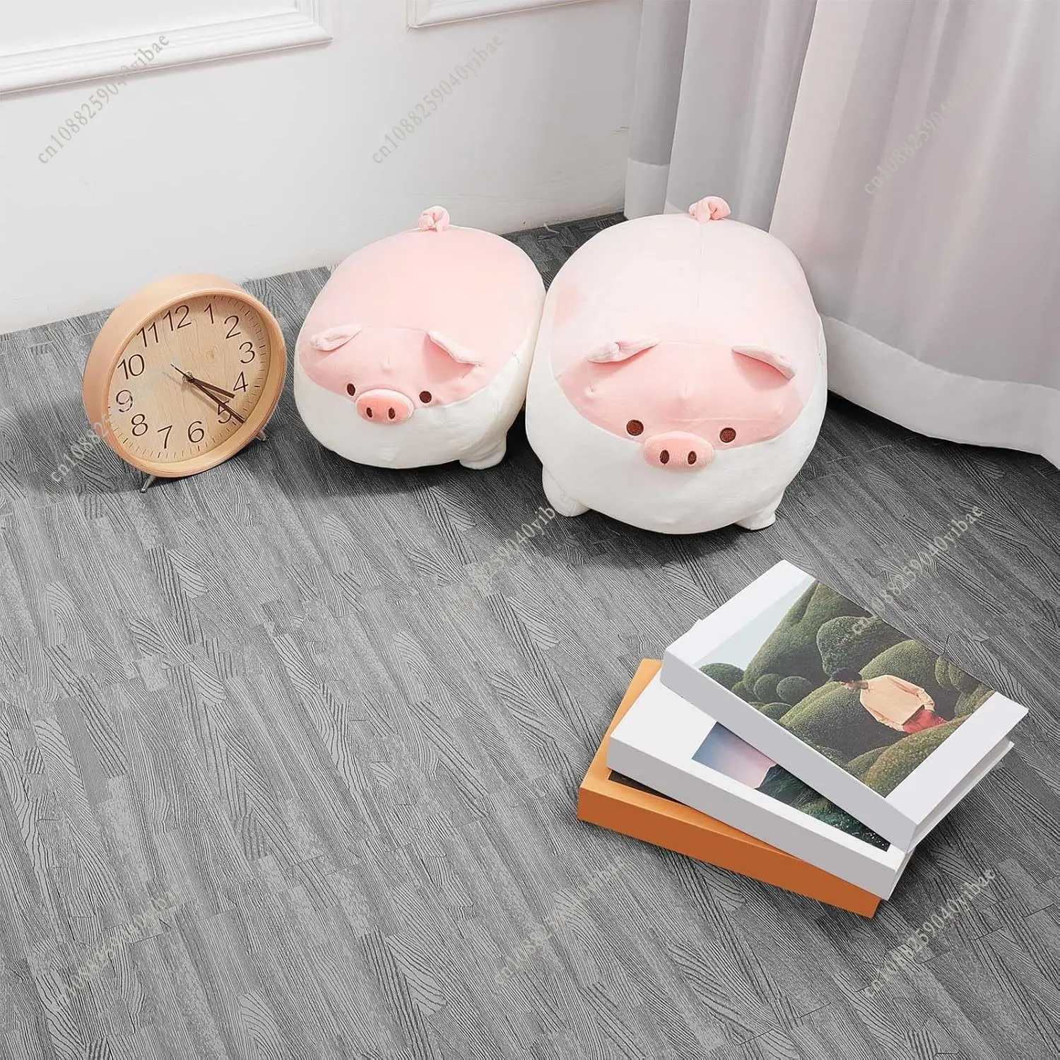 16Pcs Wood Grain Foam Floor Tiles 30x30x1CM EVA Foam Interlocking Floor Tiles Home Space Living Room Puzzle Floor Mat Rug view 6