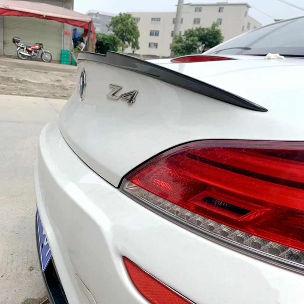 2009-2016 FRP Forged carbon FOR MW Z4 E89 V Style Carbon fiber Rear Spoiler Trunk wing