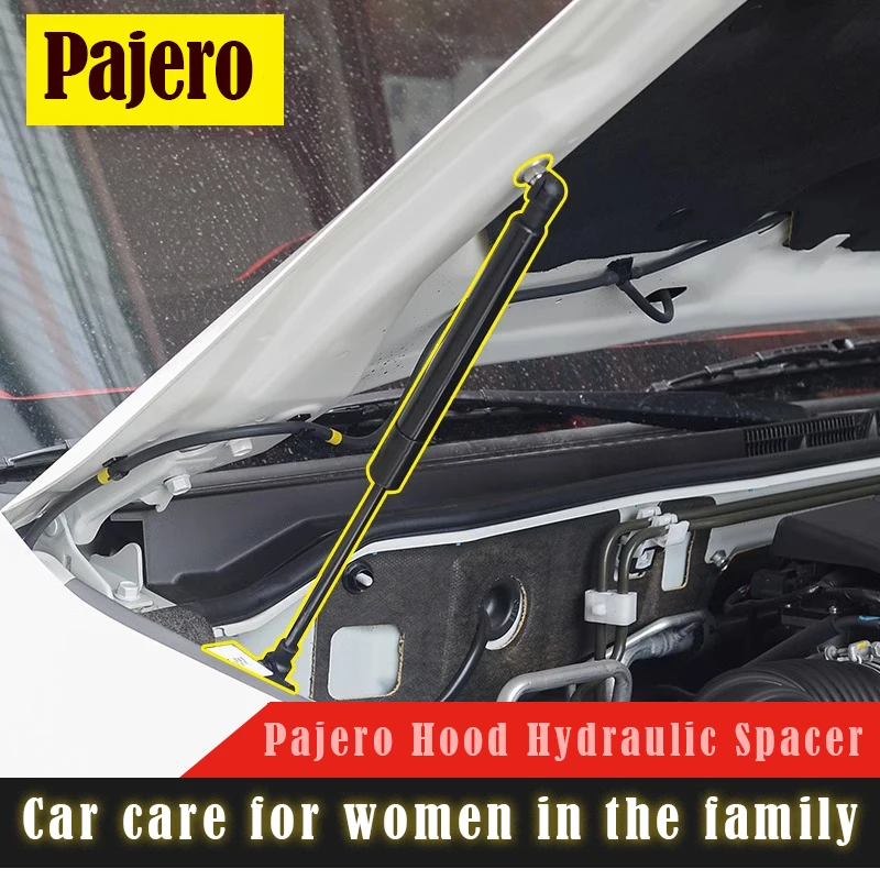 For Mitsubishi Pajero V97V87V93 engine cover air pressure support rod engine cover hydraulic rod modification