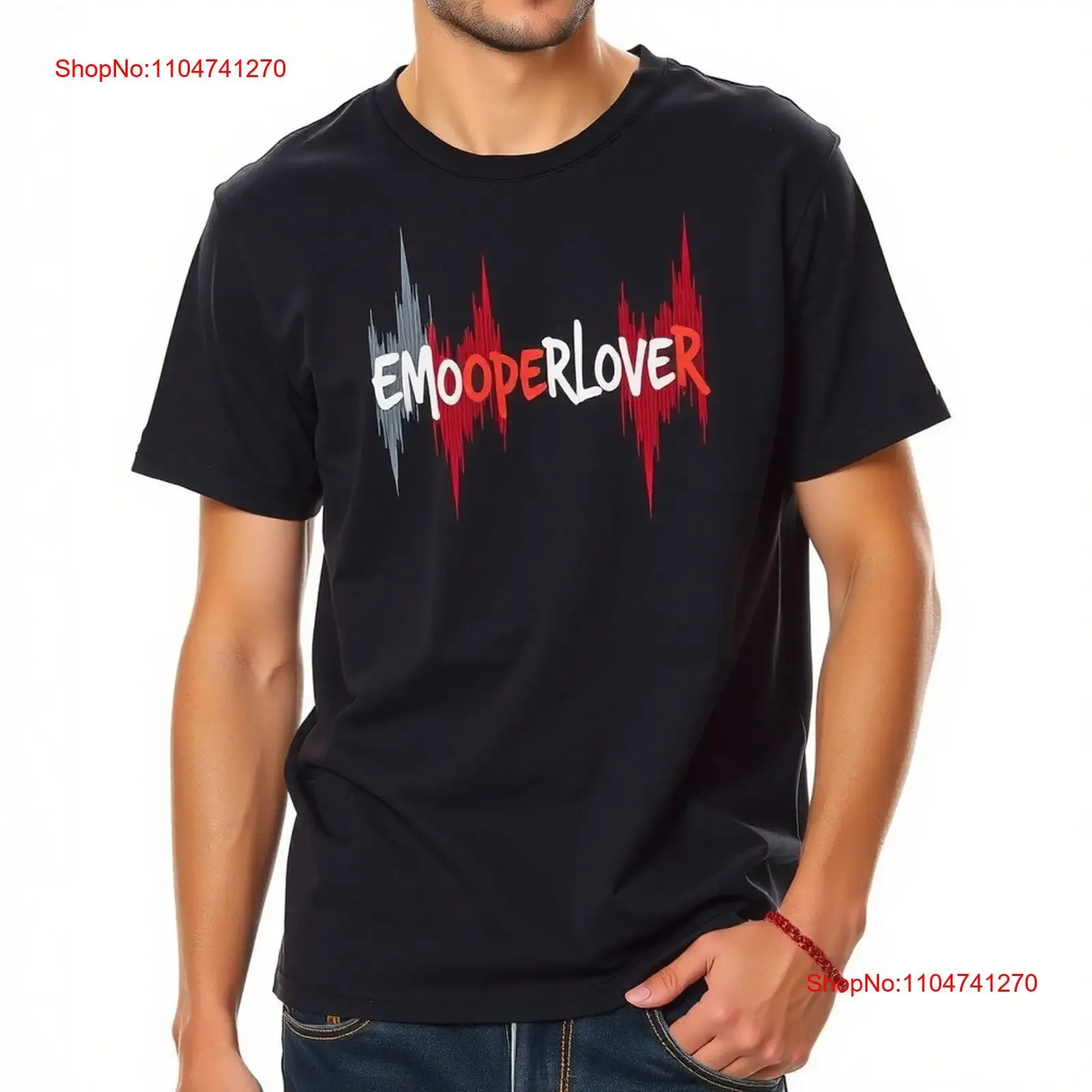 

Stylish EMOOPERLOVER T Shirt for Men Crew Neck vintage Washed Soft Breathable Unisex Comfortable streetwear designer clothes