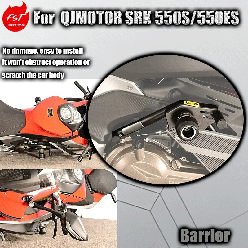 

Fit for QJMOTOR SRK 550S Sai 550ES Crash Bar Bumper Guard Frame Slider Racing Bar Modified Motorcycle Accessories