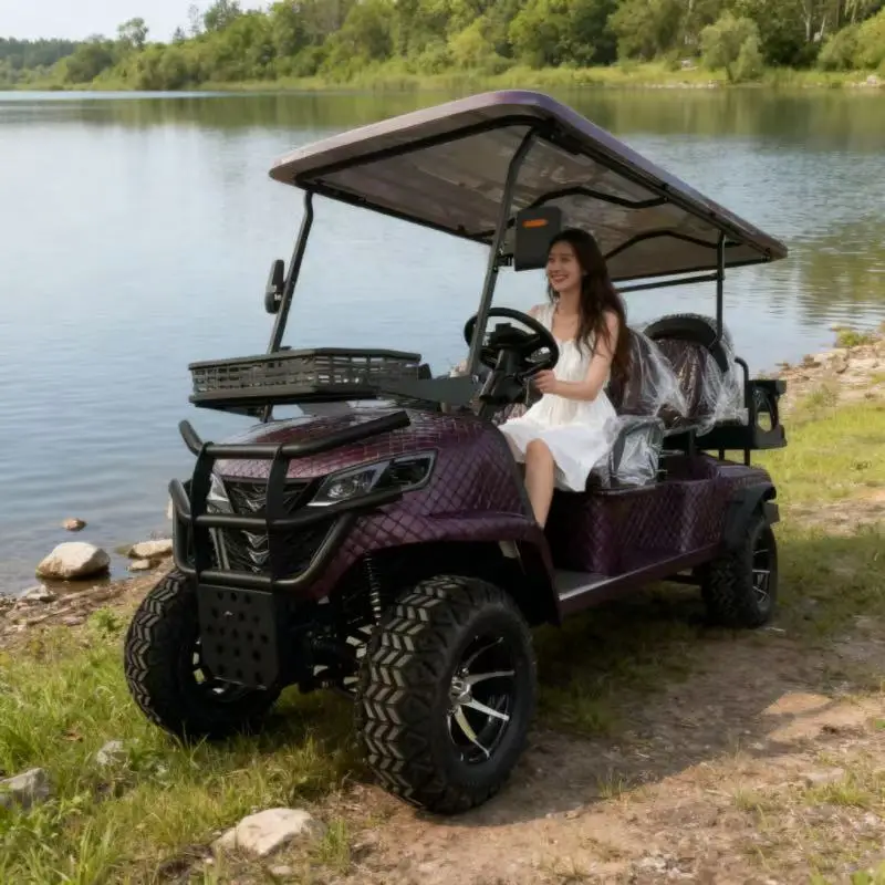

Aluminum Frame Electric Golf Cart, MMC Customized 4WD, Anti-Slip, Long Range, Factory Direct Sales, Multiple Colors
