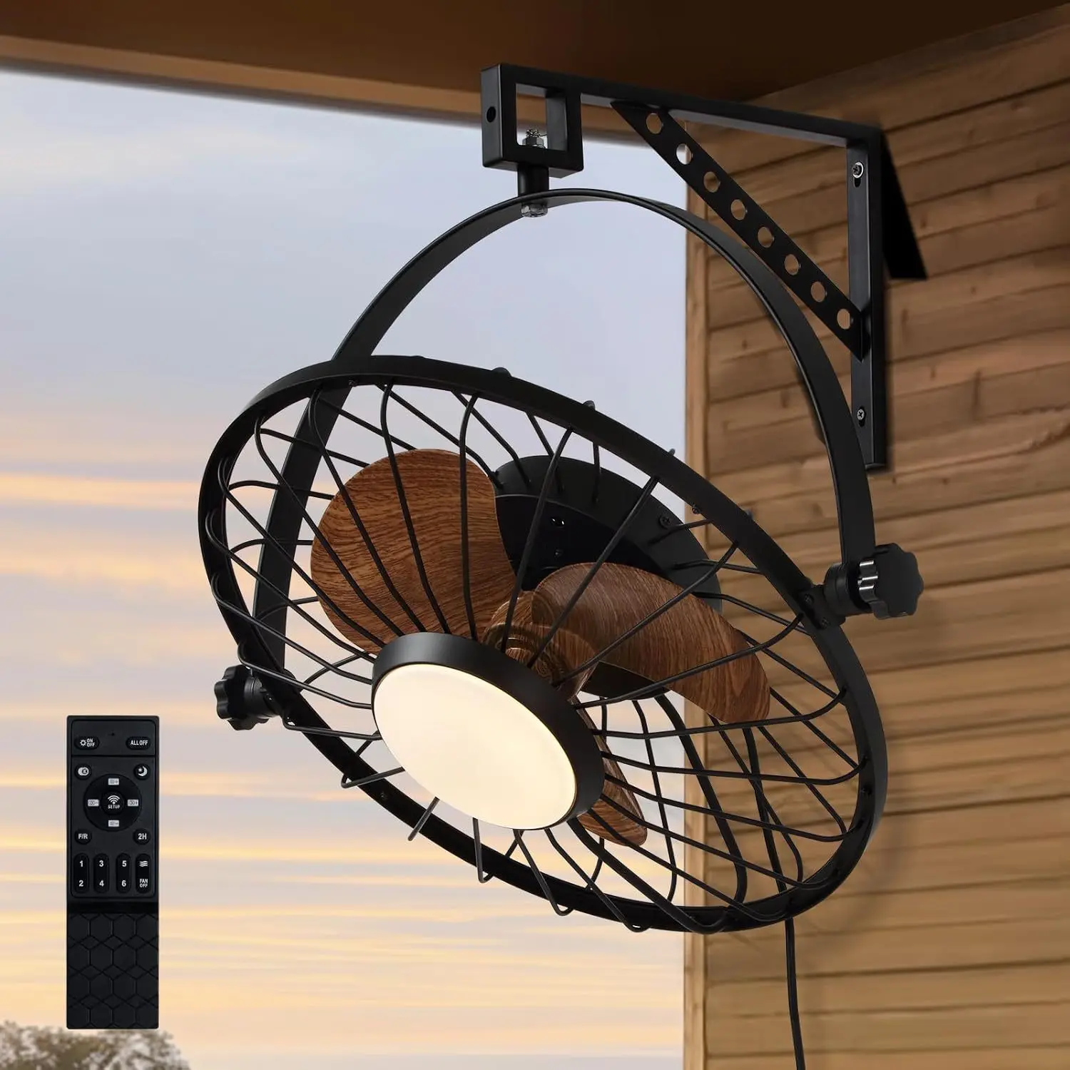 2026 New Nordic Style Fan Light for Living Room Dining Room, Bedroom, and Patio