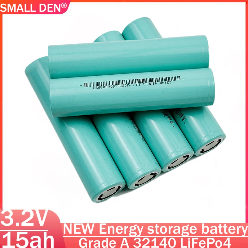 New 32140 3.2V 15Ah lithium iron phosphate battery 5C high-power A-level DIY 12v 24V 48v two wheeler motorcycle tricycle scooter