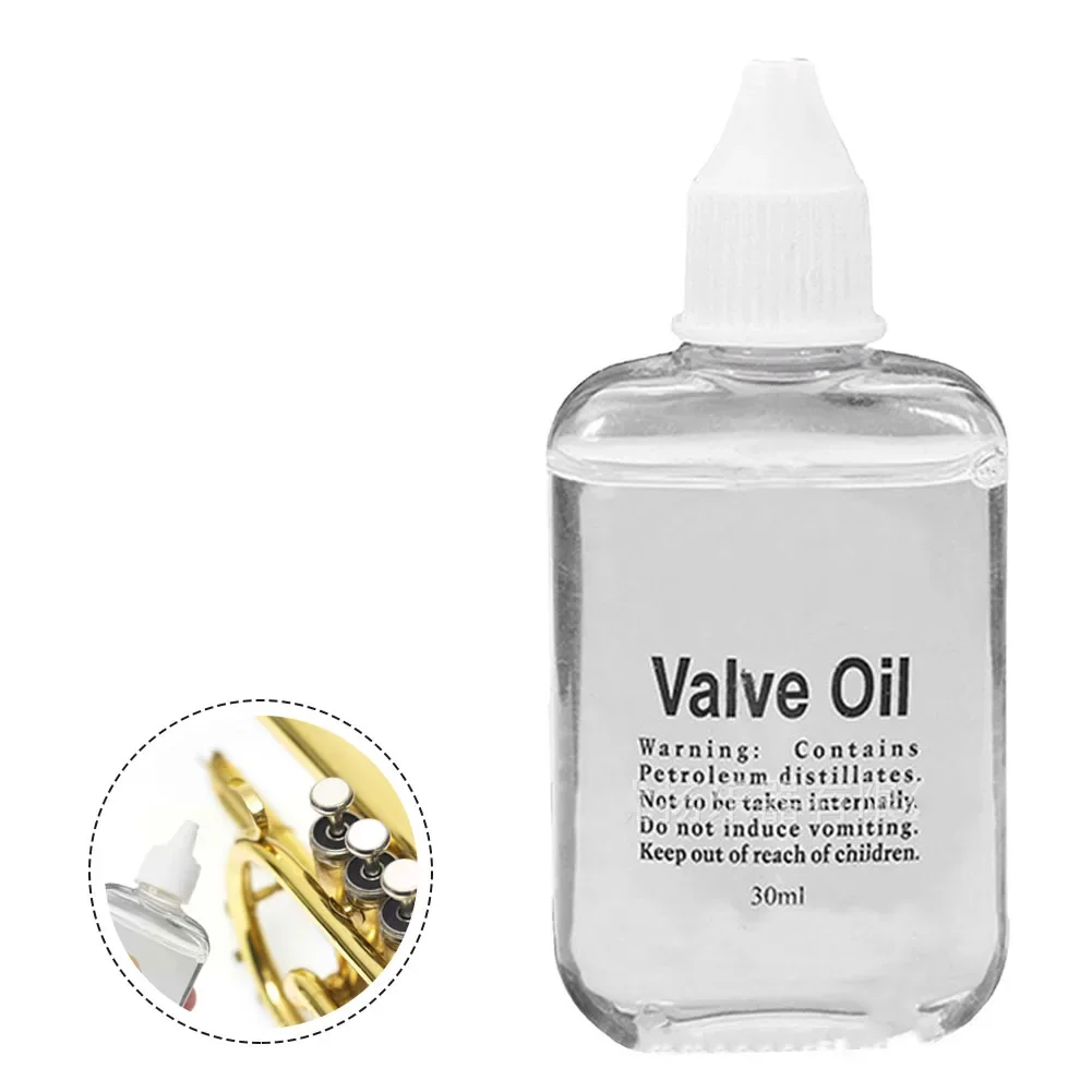 Brass Instrument lubrificante óleo, válvula lubrificante para saxofone clarinete trompete chifre, instrumentos práticos acessórios, 30ml, 1Pc