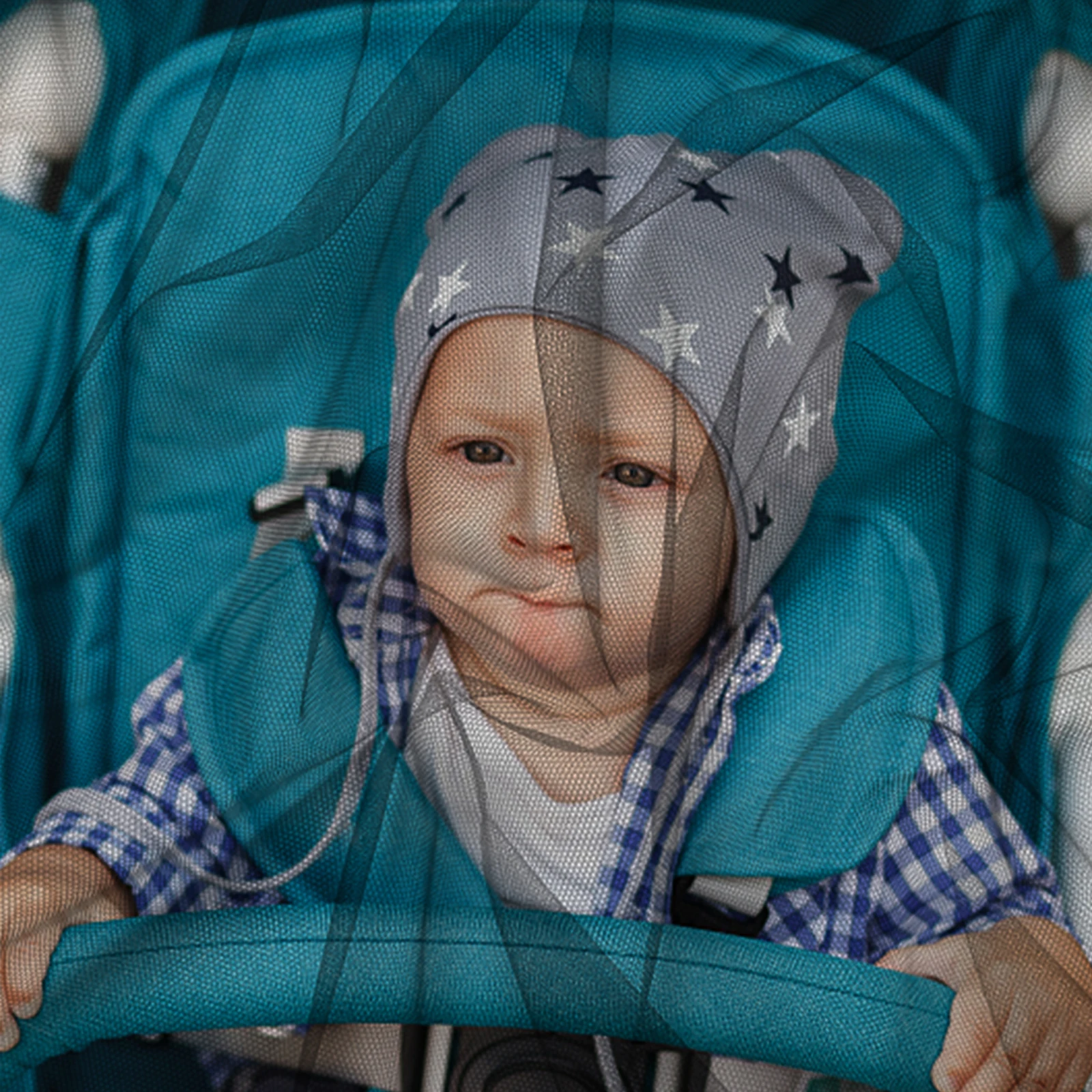 

3 Pcs Cart Mosquito Net Stroller Netting Cover Universal Trolley Mesh Travel