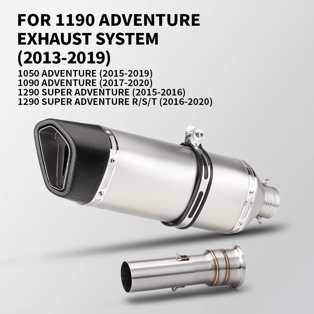 

Motorcycle Exhaust Escape System Muffler stainless steel Middle Link Pipe For DUKE 1050 1090 1190 1290 ADV 2013 - 2019