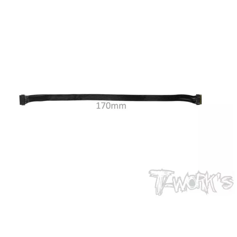 Original T works EA-038 BL Motor Flat Sensor Cable ( Black ) Professional Rc part