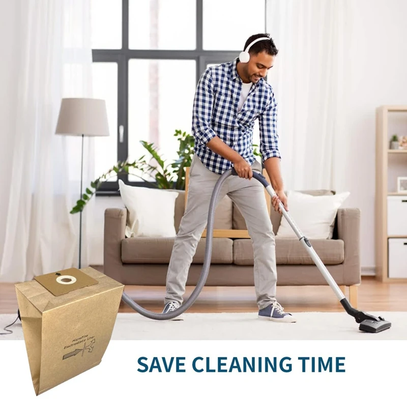 AC66 15 عبوة من أكياس المكنسة الكهربائية المتوافقة مع مكنسة Bissell Zing 4122، 2154، 1668، جزء كيس الغبار البديل