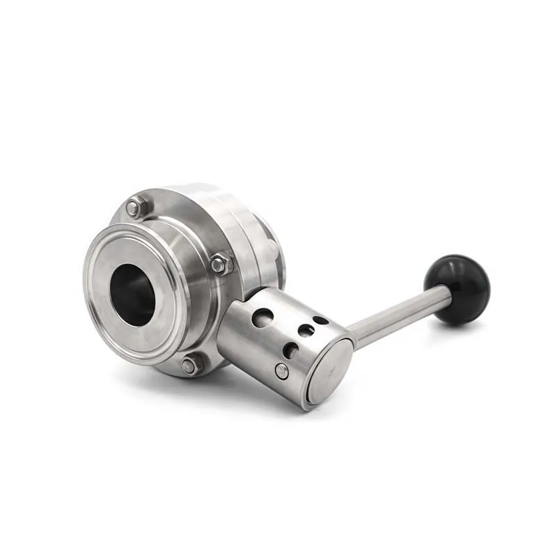 19-108 ミリメートル SS304 ステンレス鋼サニタリーグレード 3/4 "1" 1-1/2 "2" 3 "3 クリップバタフライバルブ自家製ビールと乳製品