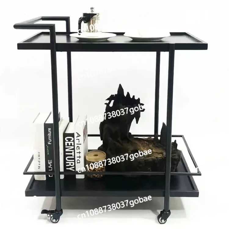 Restaurant European style drinks refreshments trolley household side dessert fruit mobile double deck dining car