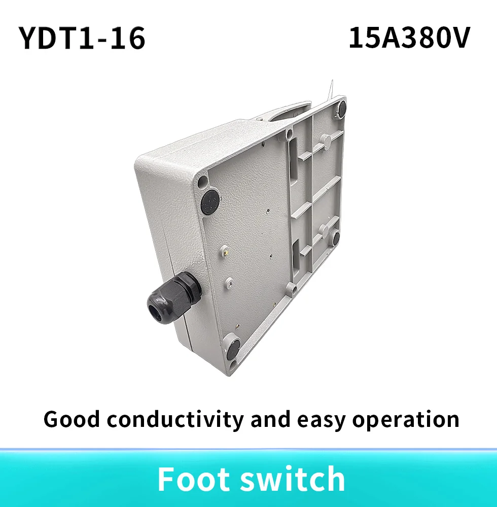 YDT1-16 AC 380V 6A aluminum double with KH9011 core silver point foot pedal switch MD6-L02