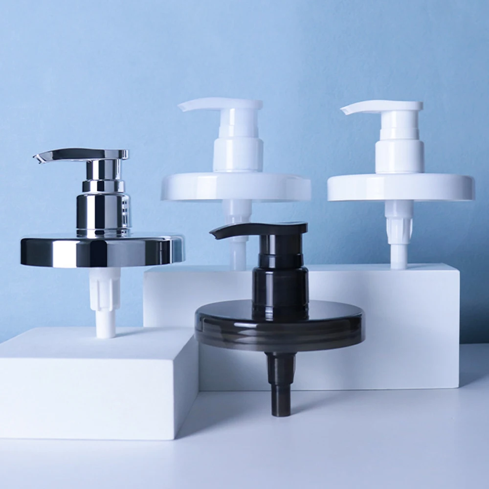 Large Capacity 500/1200ml Pump Bottle Dispenser Clear Refillable Shower Bottles Wide Mouth PET Shower Soap Dispenser