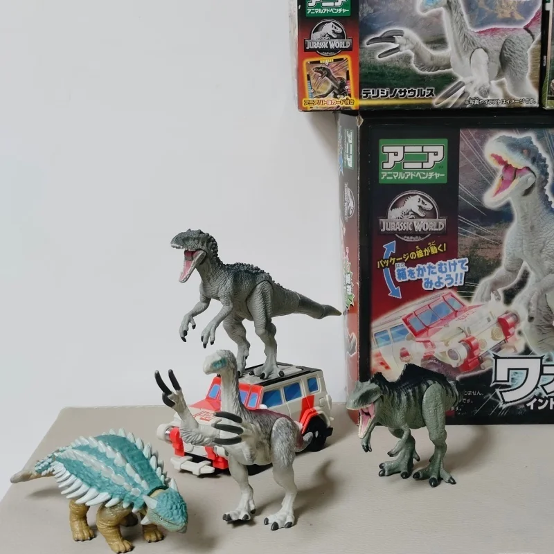 

TAKARA Tomy Anlia Official Collectible Action Figures Set T-Rex & Mosasaurus Dinosaur Models for Animal Toy Fans