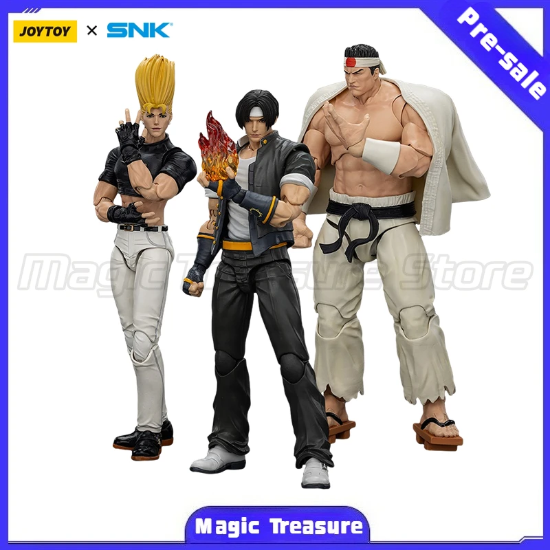 

【MT】JOYTOY 1/18 Фигурка SNK KOF 98UM Hero Team Kyo Kusanagi Goro Daimon Benimaru Nikaido Модель игрушки Подарочная коллекция