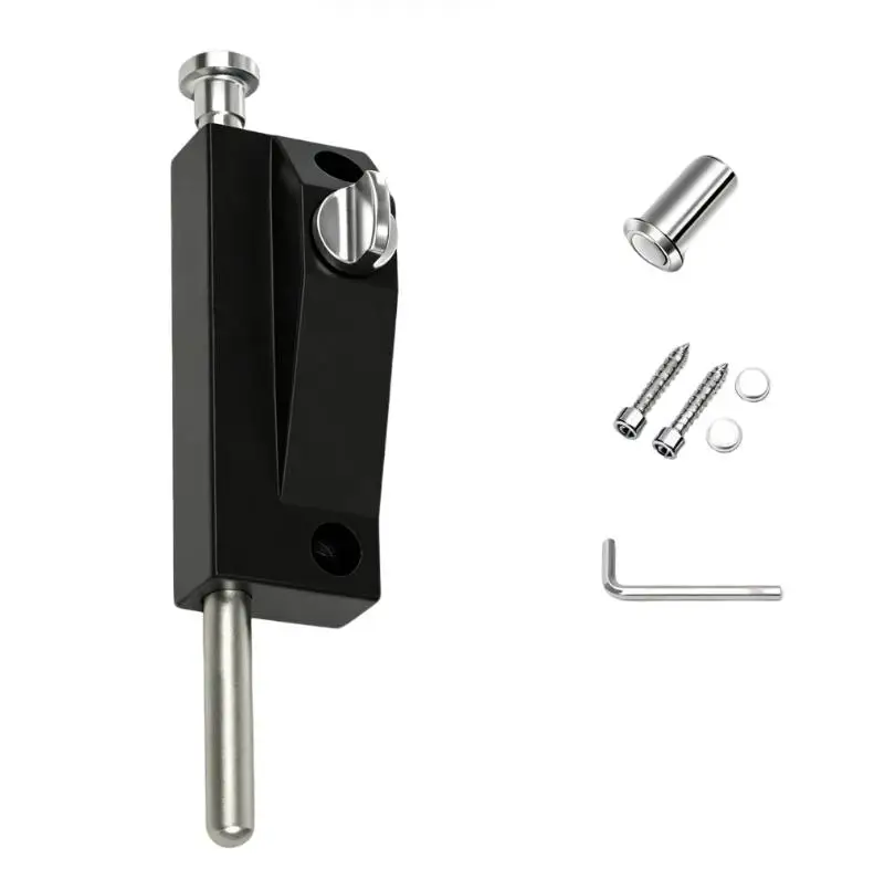 For Wooden Entryway Wooden Door Security Stainless Steel Latch Black High Performance Door Lock Security Latch