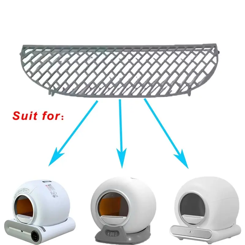 A74E-صندوق نفايات القطط أوتوماتيكي لملحقات TONEPIE للمرحاض، شبكة مرشح قابلة للإزالة، رمل فعال