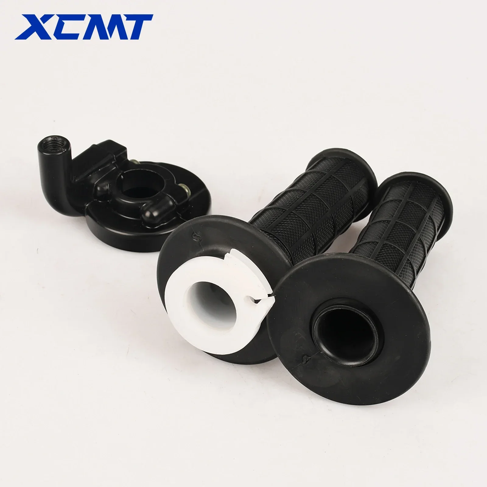 7/8" 22mm Motorcycle Grips Throttle Accelerator Universal Handle Grips and Cable Set Handle Bar Motorbike ATV Accessories image 5