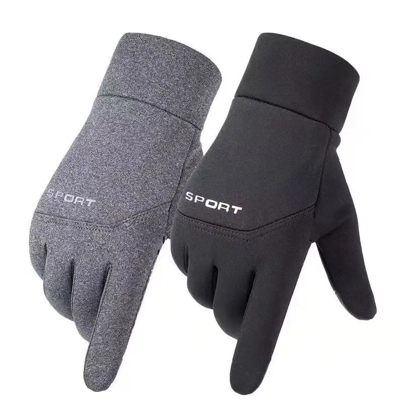 Thermal Touch Screen Gloves Men Women, Winter Windproof Warm Running Gloves Non-Slip Elastic Cuff for Driving Cycling Hiking