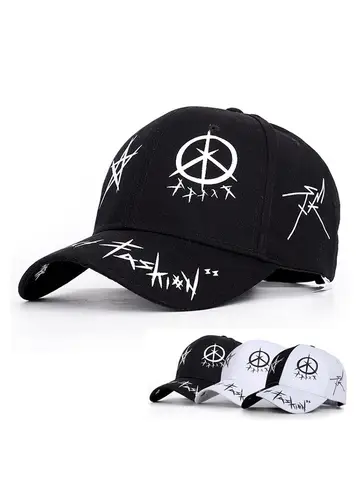 New Summer Baseball Cap Graffiti Sun Caps Hip Hop Visor Spring Hat Adjustable Snap-back Hats For Women High Quality
