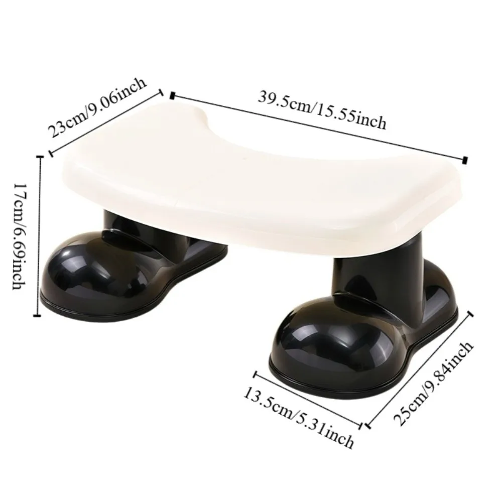 Bangku Toilet Kokoh Nyaman Bangku Kursi Anti Selip Plastik Portabel Gadget Toilet Ergonomis Tebal Anak-anak