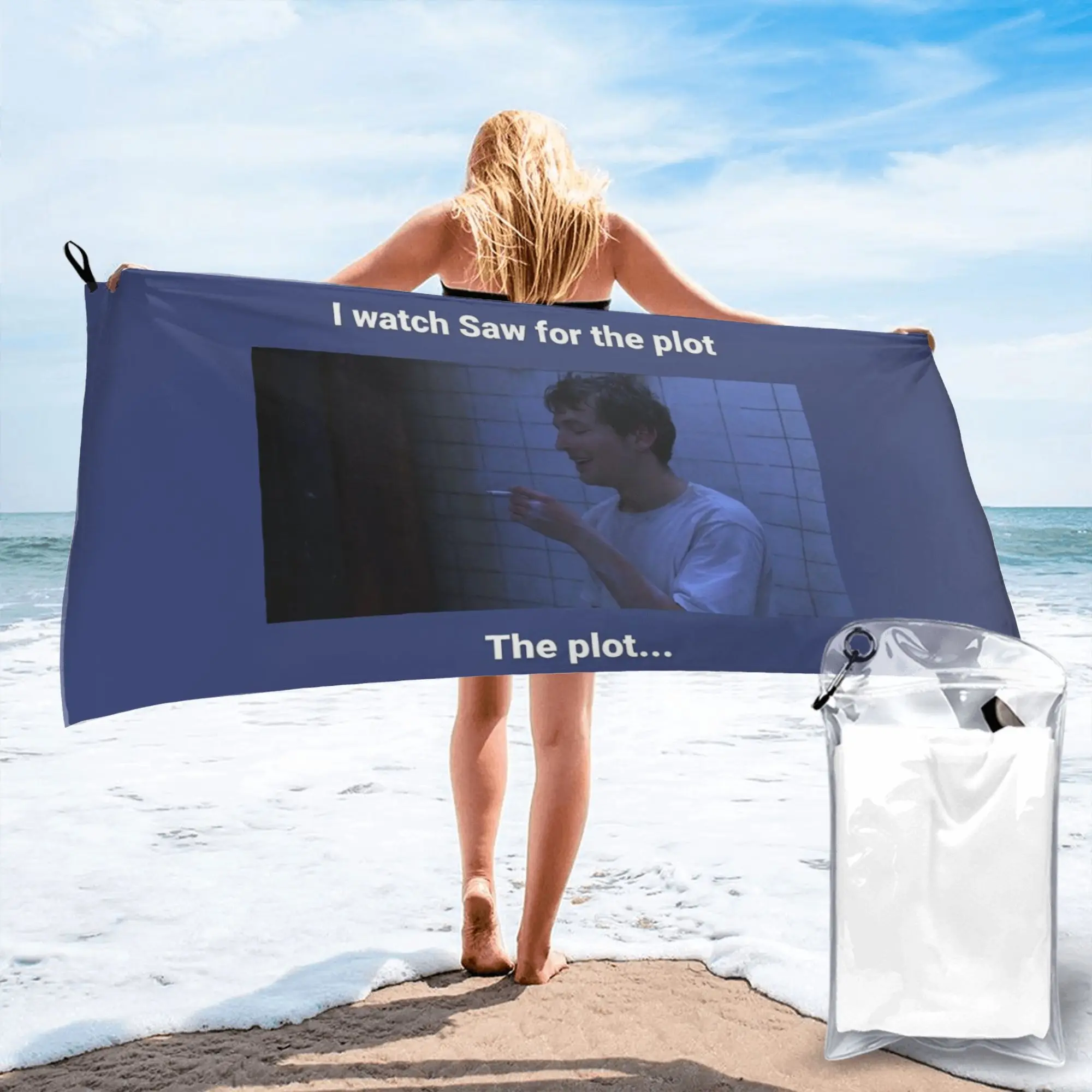 Adam Stanheight Saw Beach Towel Soft Microfiber Quick Dry Absorbent Quick Towels For Bath