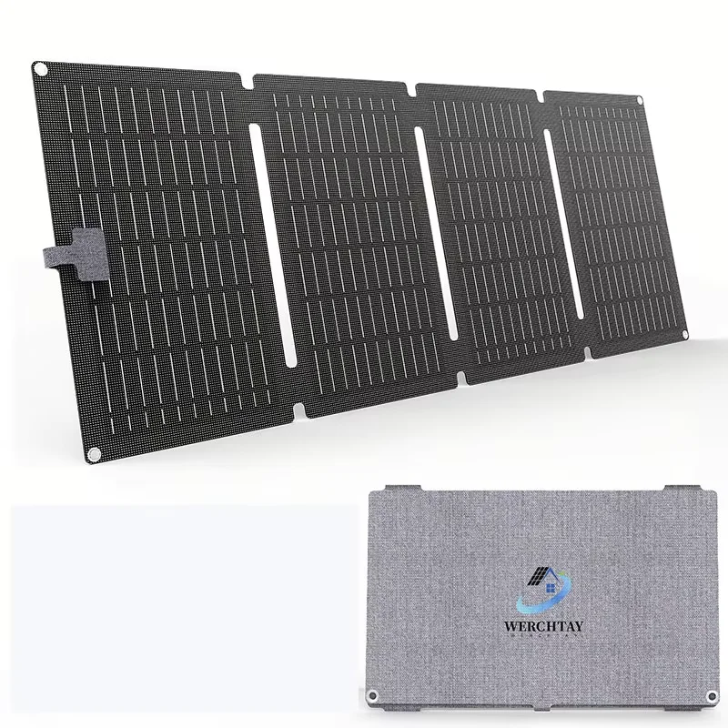 Foldable Solar Panel SunPower Cells for Portable Power Station Solar Generator Solar Charger 12V Battery Charger Usb