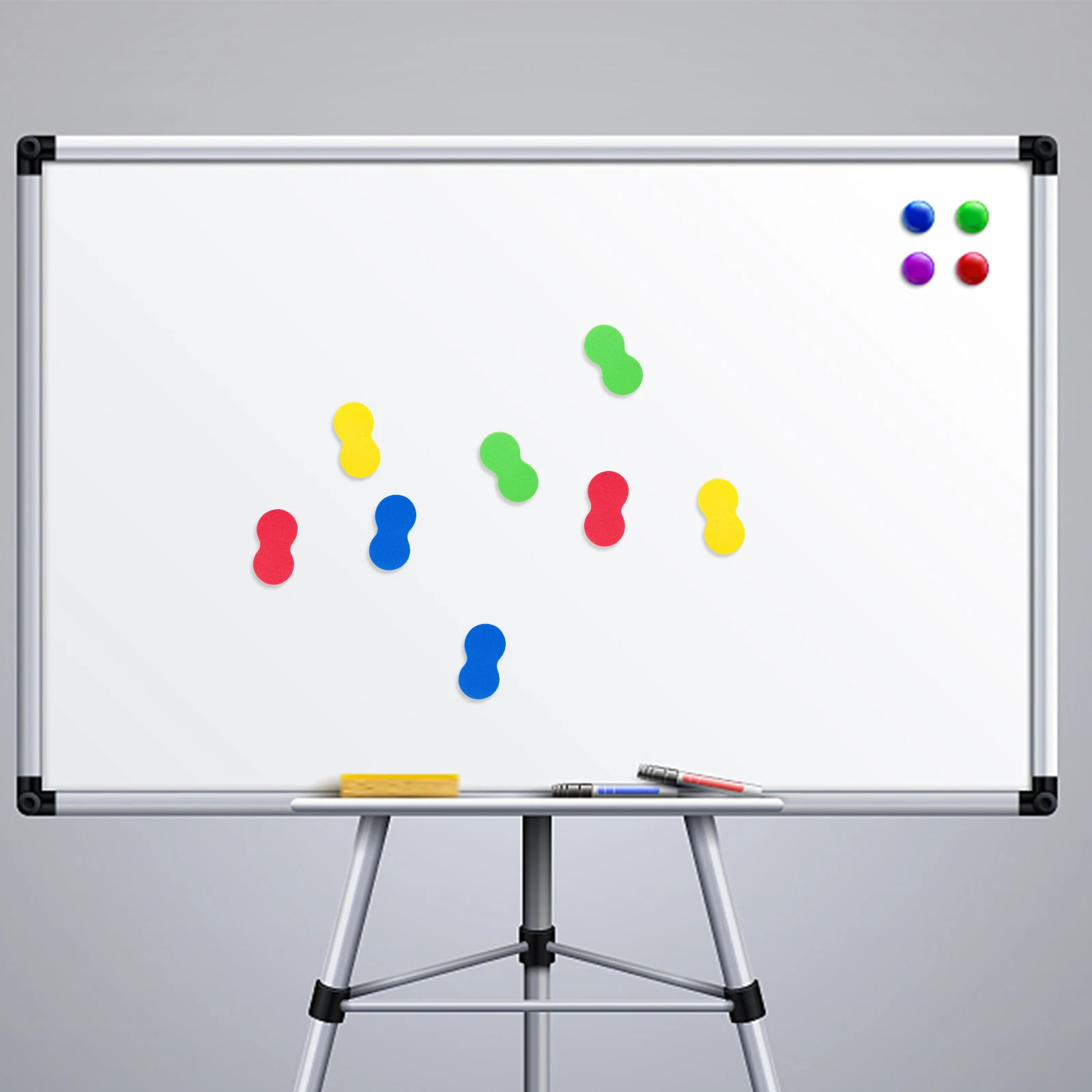 20pcs Whiteboard Eraser Dry Rectangle Bulk Small Office Teacher Child Mini Cleaning Tools Portable Erasable Student