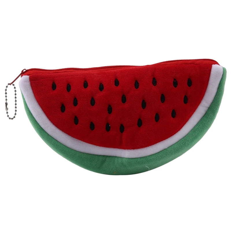 1 Pc Newest Practical Big Volume Watermelon Fruit Kids Pencil Bag Case Gift Cosmetics Purse Wallet Holder Pouch School Supplies