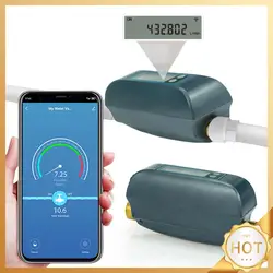 WiFi Water Flow Rate and Water Meter IP66 Waterproof Smart Water Valve DN20 Home Water Management Device LCD Display Shut On/Off