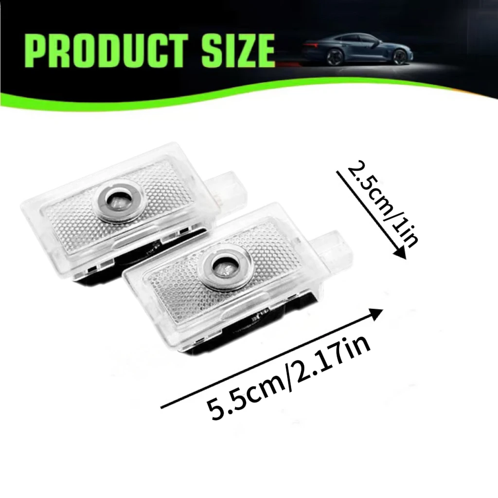 

LED Car Welcome Door Light Bulbs for Toyota GR YARIS Sports Highlander Camry Corolla AVALON Prius Ghost Shadow Lamp Accessorie