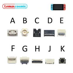 Replacement Parts FPC Connector Joy-Con PCB Board Flex Cable Connector Joy Con Socket Clip Spare Parts For Nintendo Switch NS