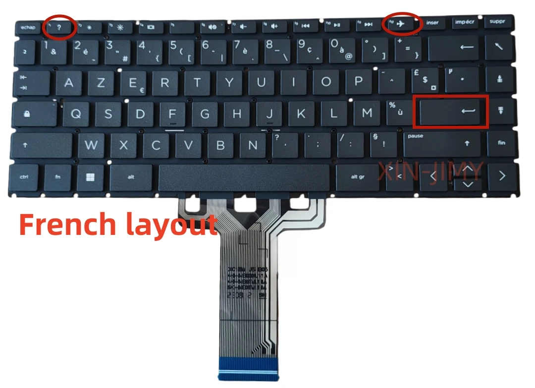 

Французская клавиатура для ноутбука HP 14-BS 14q-bu 14S-CF 14s-cr 340 G7 348 G7 240 G8 245 G8 240 G6 245 G6 246 G6 340 G5