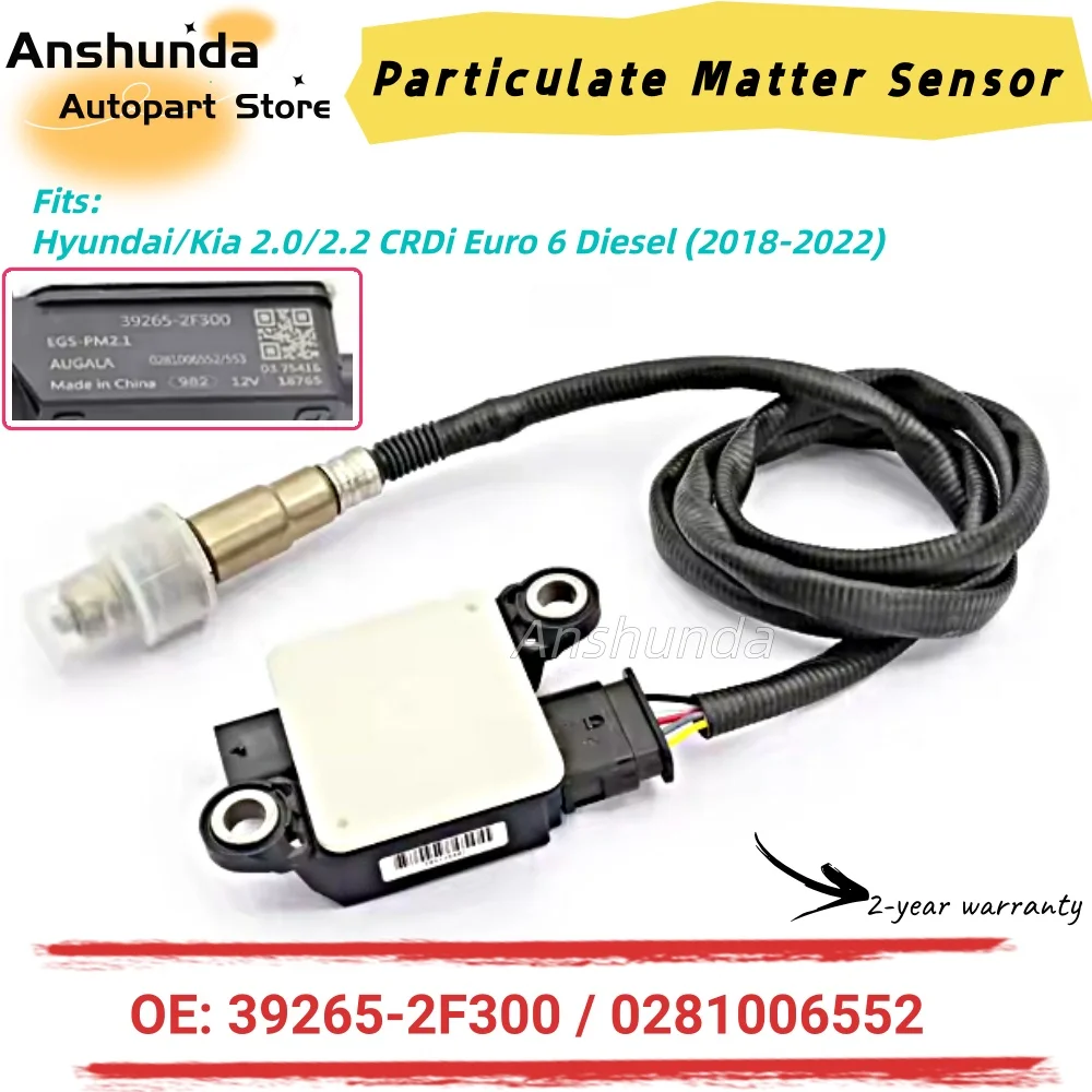 High Precision PM Sensor 392652F300 0281006552 Diesel Exhaust Sensor For Hyundai Kia